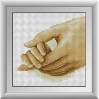 Алмазна техніка Dream Art Долонька (DA-30779, Без підрамника)