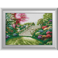 Картина зі страз Dream Art Садові сходи (DA-30791, Без підрамника) Картина зі страз Dream Art Садові сходи (DA-30791, Без підрамника)
