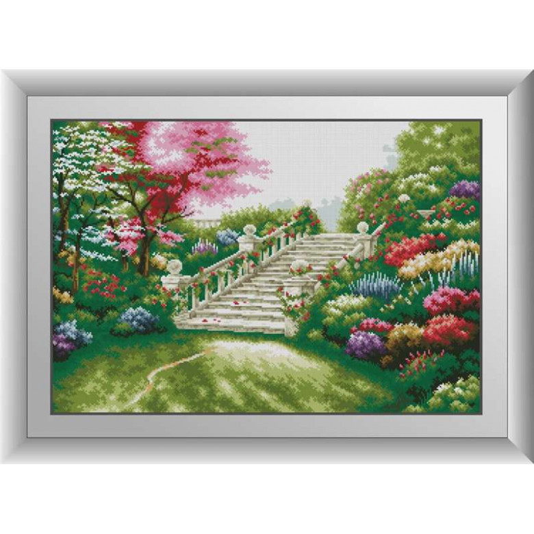 Картина зі страз Dream Art Садові сходи (DA-30791, Без підрамника)