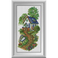 Діамантова мозаїка Dream Art Затишний будиночок (DA-30958, Без підрамника)