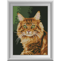 Алмазна вишивка Dream Art Рудий кіт (DA-30995, Без підрамника)