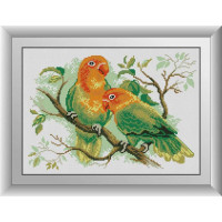 Набір вишивка алмазна Dream Art Папуги (DA-31003, Без підрамника)