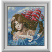 Алмазна вишивка Dream Art Червоні вітрила (DA-31015, Без підрамника)