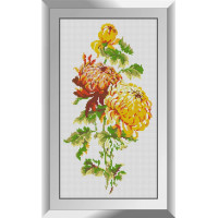 Картина зі страз Dream Art Жовті жоржини (DA-31099, Без підрамника)