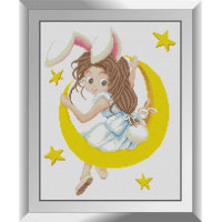 Набір алмазна мозаїка Dream Art Мила зайчика (DA-31198, Без підрамника)