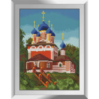 Набір алмазна мозаїка Dream Art Рання осінь (церква) (DA-31339, Без підрамника) Набір алмазна мозаїка Dream Art Рання осінь (церква) (DA-31339, Без підрамника)
