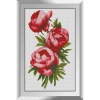Алмазна мозаїка Dream Art Червоні півонії (DA-31439, Без підрамника)