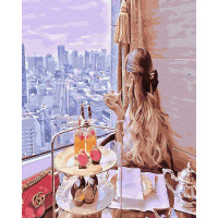 BK-GX33804 Картина за номерами Кава в номер