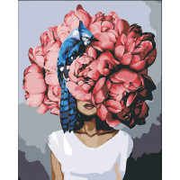 0018Л1 Картина за номерами Півонії. Емі Джадд (Без коробки) Bambino 0018Л1 Картина за номерами Півонії. Емі Джадд (Без коробки) Bambino