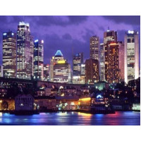 Алмазна вишивка My Art Нічний місто (TN202, На підрамнику)