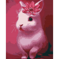 RB-0185 Картина за номерами Рожевий кролик Riviera Blanca