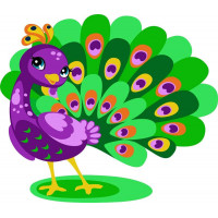 ASK054 Картина за номерами Павич ArtStory