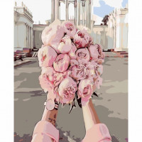 SR-B-SY6117 Картина за номерами Букет нижніх піонівStrateg SR-B-SY6117 Картина за номерами Букет нижніх піонівStrateg