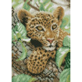 Мозаїка алмазна Dream Art Дитинча леопарда (23 х 32 см) (DA-31614, Без підрамника)