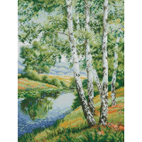 Картина стразами Dream Art Липневий полудень (41 х 55 см) (DA-31852, Без підрамника)