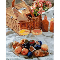 SR-SY6663 Картина за номерами Романтика пікнікуStrateg SR-SY6663 Картина за номерами Романтика пікнікуStrateg