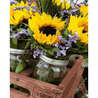 SR-B-VA-3423 Розмальовки за номерами Соняхи в банціStrateg SR-B-VA-3423 Розмальовки за номерами Соняхи в банціStrateg