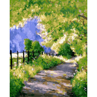 BK-GX45044 Розмальовка по цифрам Весняна стежинаRainbow Art BK-GX45044 Розмальовка по цифрам Весняна стежинаRainbow Art