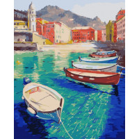 BK-GX45174 Картини за номерами Човнова пристаньRainbow Art BK-GX45174 Картини за номерами Човнова пристаньRainbow Art