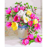 BK-GX45417 Картина за номерами Весняний букетRainbow Art BK-GX45417 Картина за номерами Весняний букетRainbow Art