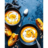 SR-B-GS604 Картина по цифрам Гарбузовий супStrateg SR-B-GS604 Картина по цифрам Гарбузовий супStrateg