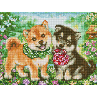 Мозаїка алмазна Rainbow Art Грайливі друзі (EJ1377, На підрамнику) Мозаїка алмазна Rainbow Art Грайливі друзі (EJ1377, На підрамнику)