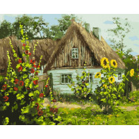 BK-GX3051 Картина по цифрам Українська хатинкаRainbow Art BK-GX3051 Картина по цифрам Українська хатинкаRainbow Art