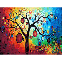 CG230 Картина за номерами Дерево багатства Babylon