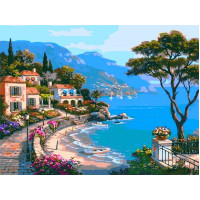 VP003 Розмальовка за номерами Райський куточок Babylon