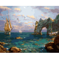 VP251 Малювання за номерами Спекотне літо Криму Babylon