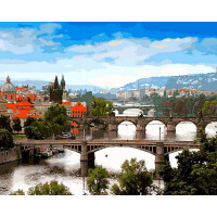 VP482 Картина за цифрами Мости Праги Babylon
