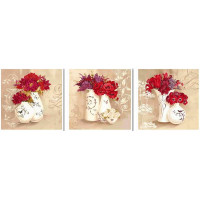 VPT004 Картини за номерами Червоні букети Babylon VPT004 Картини за номерами Червоні букети Babylon