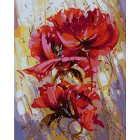 VP568 Картина за номерами Вогняні маки Babylon VP568 Картина за номерами Вогняні маки Babylon
