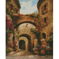 Картина алмазна вишивка ТМ Алмазна мозаїка Вуличка старого міста (DM-075, Без підрамника)