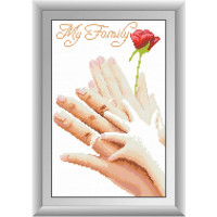 Картина із мозаїки Dream Art Моя сім'я (DA-30346, Без підрамника) Картина із мозаїки Dream Art Моя сім'я (DA-30346, Без підрамника)