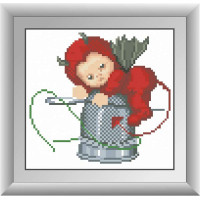 Алмазна техніка Dream Art Чортеня з наперстом (квадратні камені, повна зашивка) (DA-30370, Без підрамника)