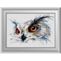 Алмазна мозаїка Dream Art Пугач (квадратні камені, повна зашивка) (DA-30431, Без підрамника)