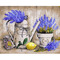 AS0012 Розмальовка за номерами Натюрморт з лавандою та лимоном ArtStory AS0012 Розмальовка за номерами Натюрморт з лавандою та лимоном ArtStory
