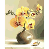 AS0019 Картина розмальовка Жовті орхідеї ArtStory AS0019 Картина розмальовка Жовті орхідеї ArtStory