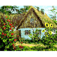 AS0159 Картина розмальовка Українська хата ArtStory AS0159 Картина розмальовка Українська хата ArtStory