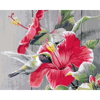 AS0179 Картина розмальовка Колібрі з квіткою ArtStory AS0179 Картина розмальовка Колібрі з квіткою ArtStory