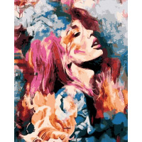 AS0197 Картина розмальовка Рожева квітка ArtStory AS0197 Картина розмальовка Рожева квітка ArtStory