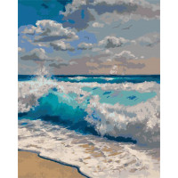 AS0266 Малювання за цифрами Лазурний прибій ArtStory AS0266 Малювання за цифрами Лазурний прибій ArtStory