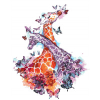 AS0269 Малювання за цифрами Закохані жирафи ArtStory AS0269 Малювання за цифрами Закохані жирафи ArtStory