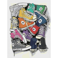 AS0316 Малювання цифрами Кеди (Без коробки) ArtStory AS0316 Малювання цифрами Кеди (Без коробки) ArtStory