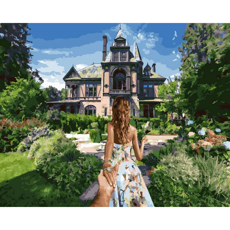 BK-GX24488 Картина розмальовка Іди за мною Винна долина (Без коробки)