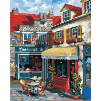 AS0358 Забарвлення за цифрами Провінційне кафе ArtStory AS0358 Забарвлення за цифрами Провінційне кафе ArtStory
