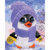 AS0406 Забарвлення за цифрами Пінгвінчик ArtStory AS0406 Забарвлення за цифрами Пінгвінчик ArtStory