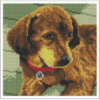 Алмазна вишивка Алмазна мозаїка Цуценя (BF853, Без підрамника)