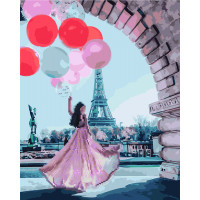 GZS1087 Алмазна картина Романтика Парижа Rainbow Art